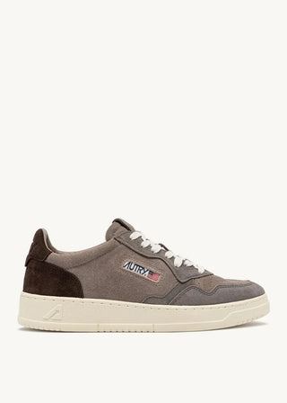 AUTRY MEDALIST LOW  TRICOLOR TAUPE TERRACOTA SUEDE - AULMTS41