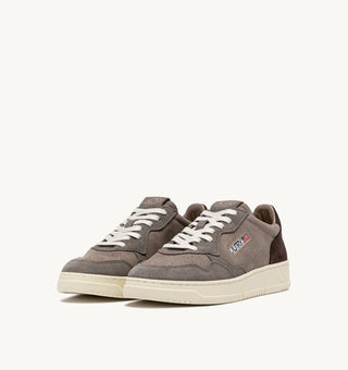 AUTRY MEDALIST LOW  TRICOLOR TAUPE TERRACOTA SUEDE - AULMTS41