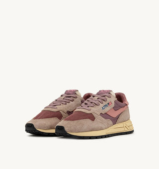 AUTRY REELWIND NYLON SUEDE LEATHER ROSE DESERT SAND - WWLWUT30