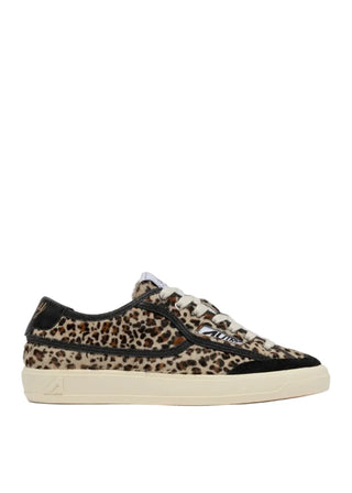 AUTRY WINDSCAPE LEOPARD PRINT BLACK PONY SKIN - SCLW JL01