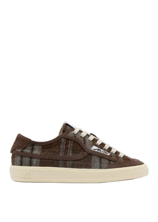 AUTRY WINDSCAPE BROWN CHOCOLATE CHECK SUEDE - SCLW XD02