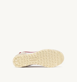 AUTRY WINDSPIN WHITE SAND RED MESH LEATHER - WSLWKD05
