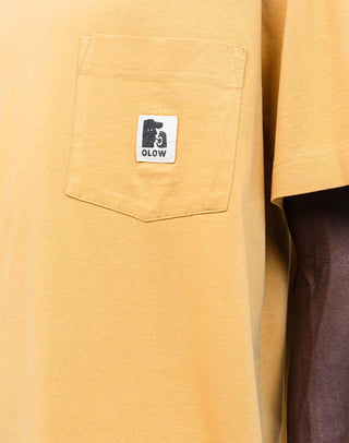 OLOW JAPO T-SHIRT OCHRE