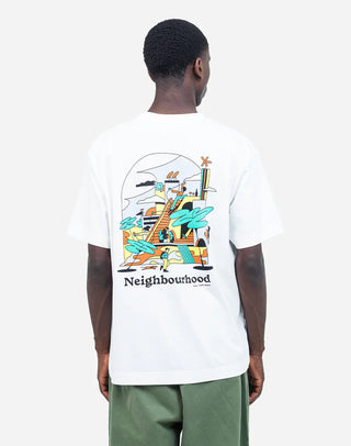 OLOW NEIGHBOURHOOD  T-SHIRT ECRU