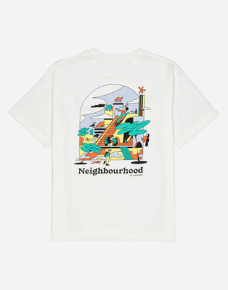OLOW NEIGHBOURHOOD  T-SHIRT ECRU