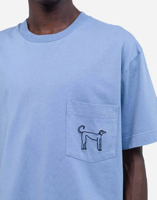 OLOW PEOPLE T-SHIRT AZURE BLUE