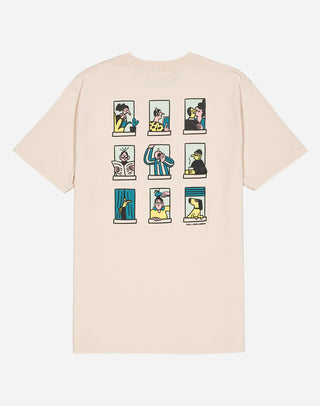 OLOW BUILDING T-SHIRT CREAM