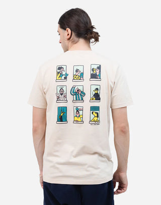 OLOW BUILDING T-SHIRT CREAM
