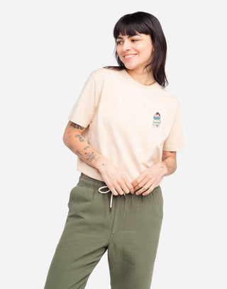 OLOW BUILDING T-SHIRT CREAM