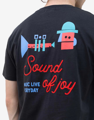 OLOW FANFARE T-SHIRT CARBON BLACK