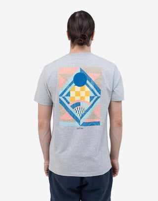 OLOW UNION T-SHIRT MOTTLED GREY