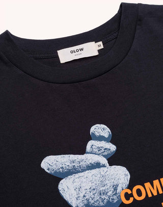 OLOW UNIVERSE T-SHIRT CARBON BLACK